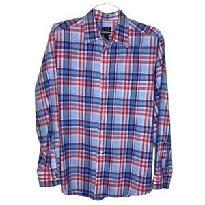 Joseph A Bank Mens Classic Collection Tailored Fit Button Up Shirt Size Large